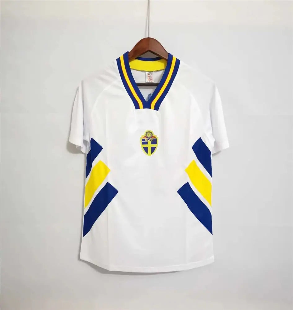 1994-1996 Sweden White Retro Shirt Clothing