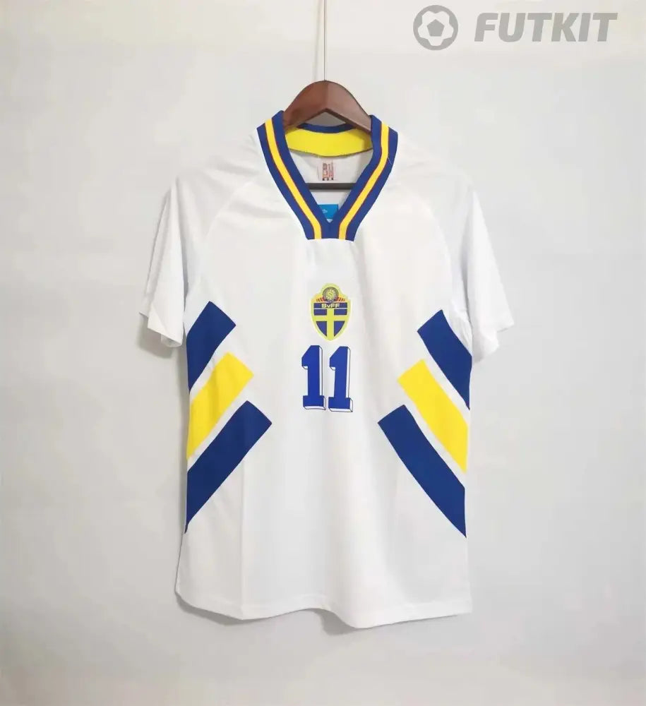1994-1996 Sweden White Retro Shirt Clothing