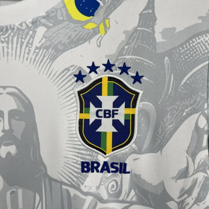 Brasilien Jesus Hvid Special Edition T-shirt