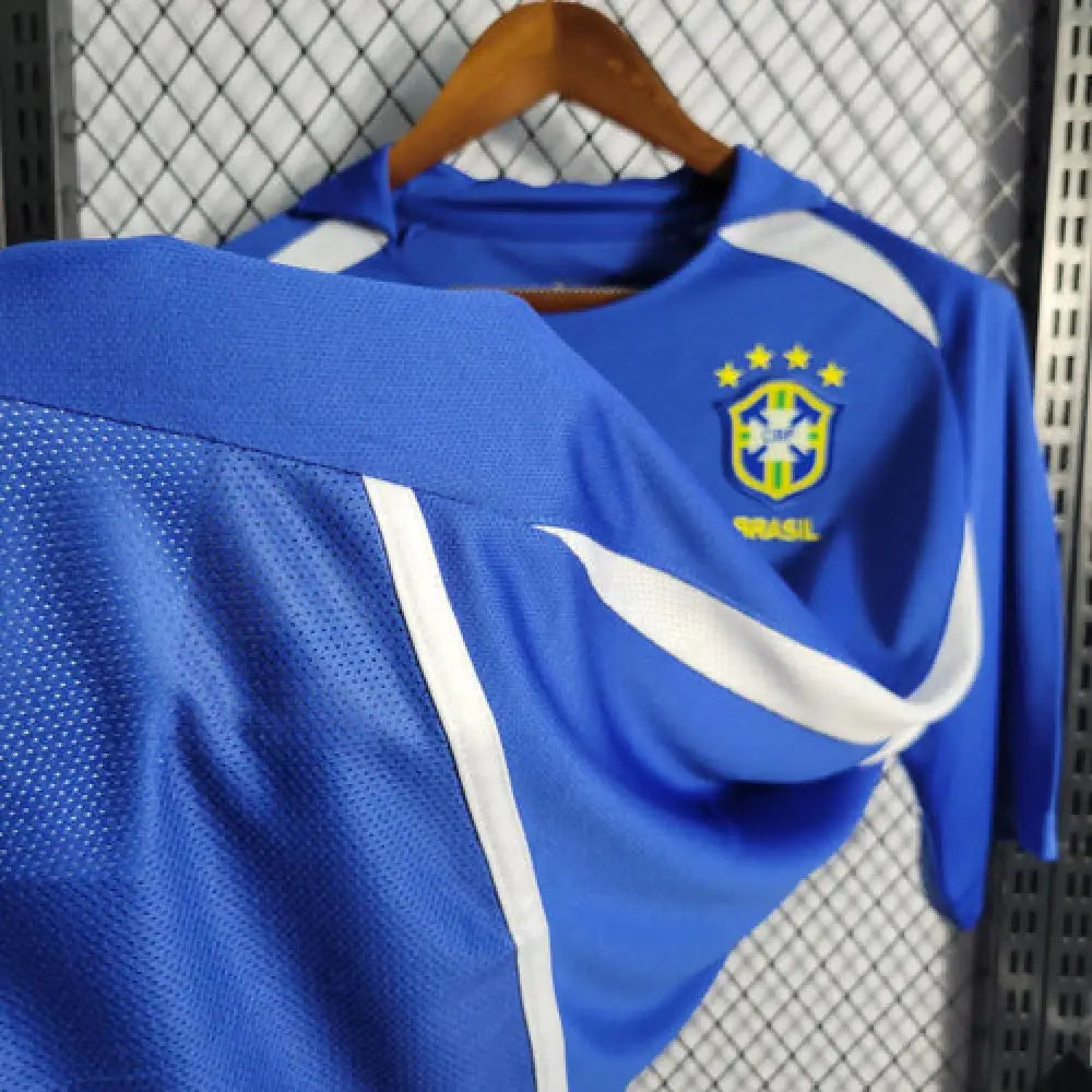2002 Brazil Away Retro Shirt Clothing