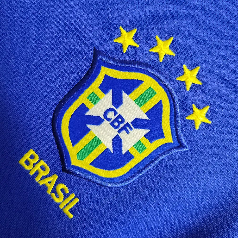2002 Brazil Away Retro Shirt Clothing