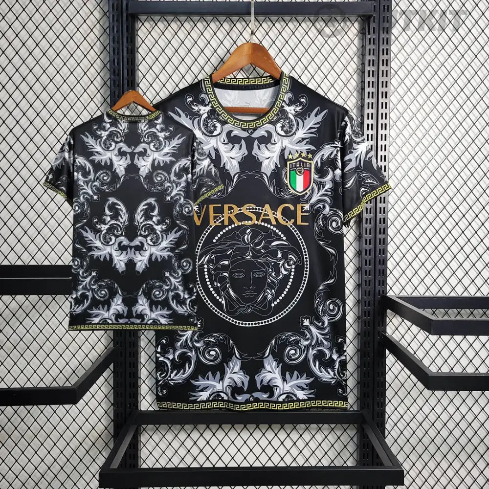 2022/23 Italy Special Shirt Black Clothing