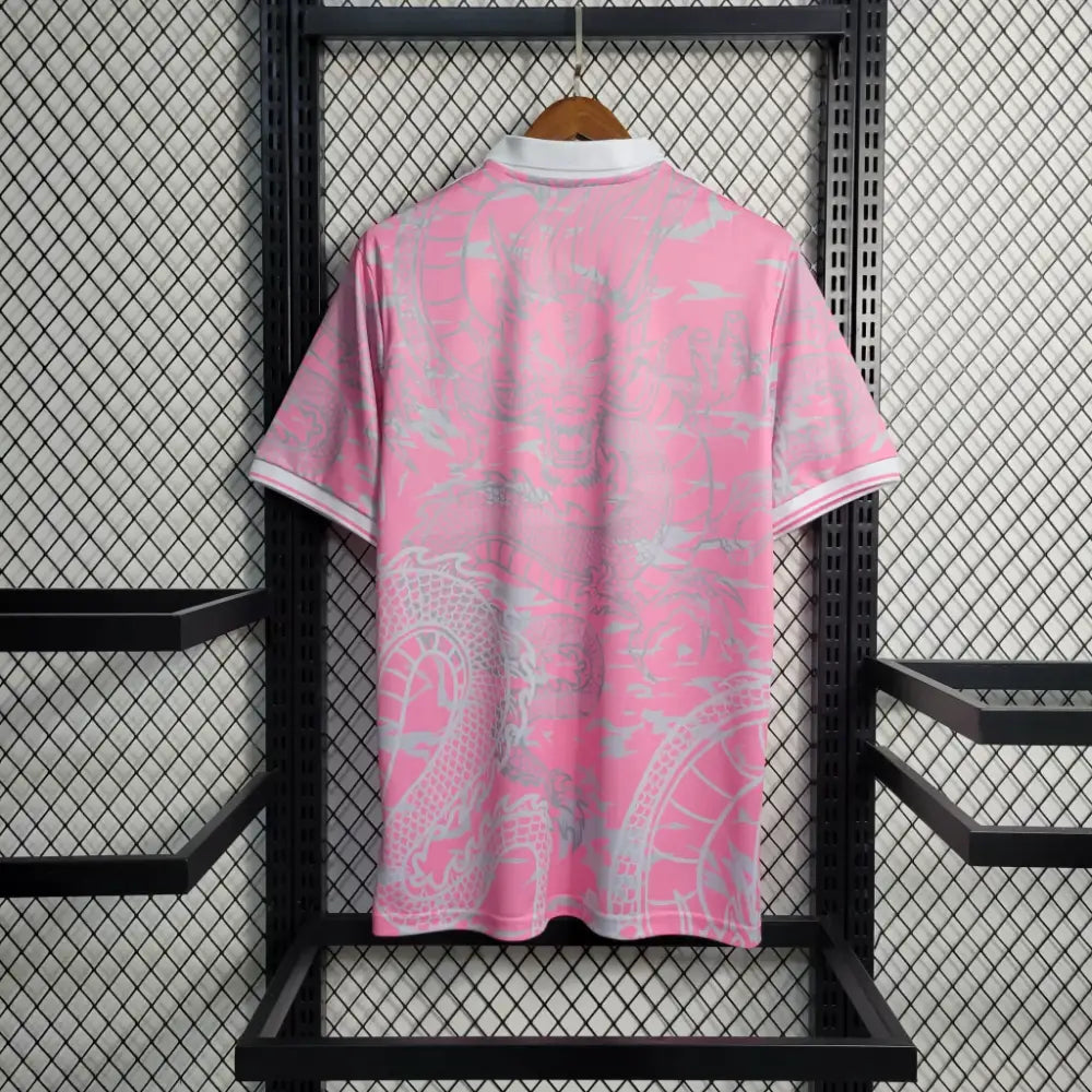 2023 Real Madrid Special Edition Pink Dragon Shirt Clothing