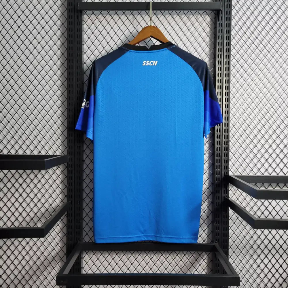 22/23 Napoli Home Blue Shirt Clothing