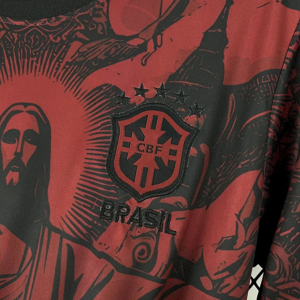 Brasilien Jesus Rød Special Edition T-shirt