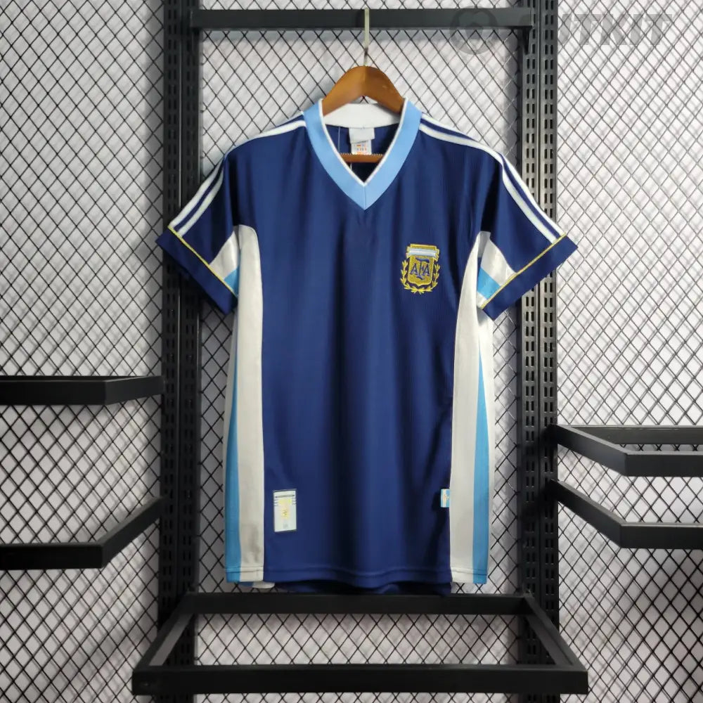 Argentina Away Retro Shirt 1998 Clothing