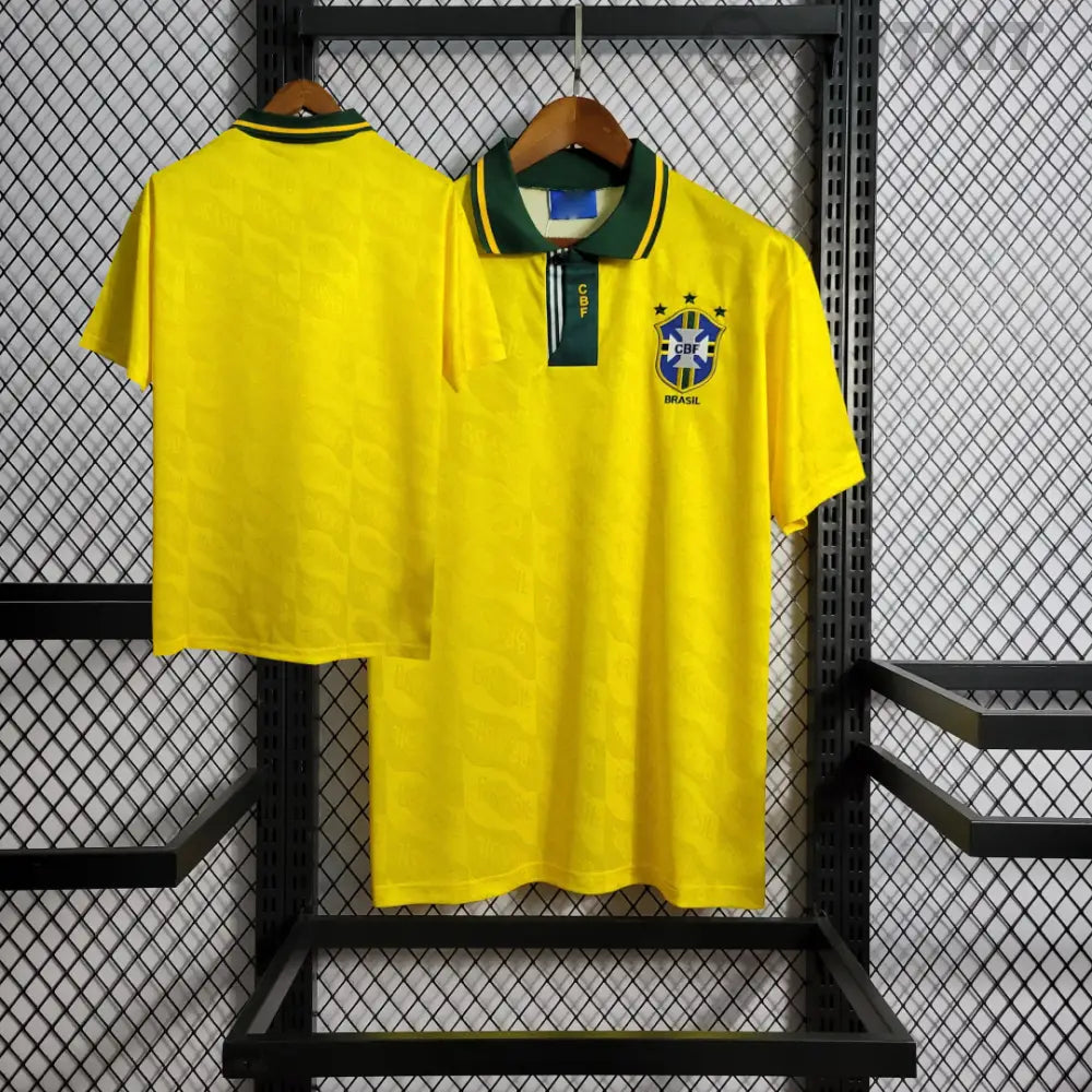 Brazil Home Retro Shirt 1991/93 Clothing