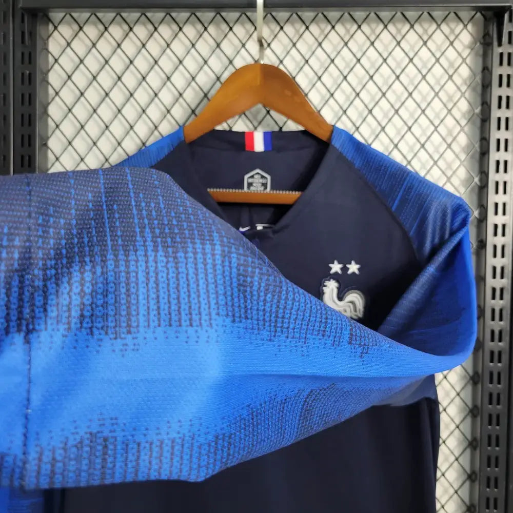 France 2018 Home Long-Sleeve Shirt Clothing