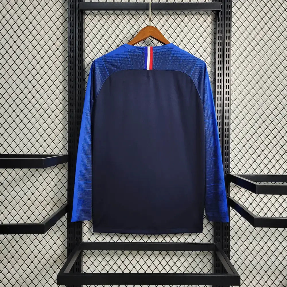 France 2018 Home Long-Sleeve Shirt Clothing