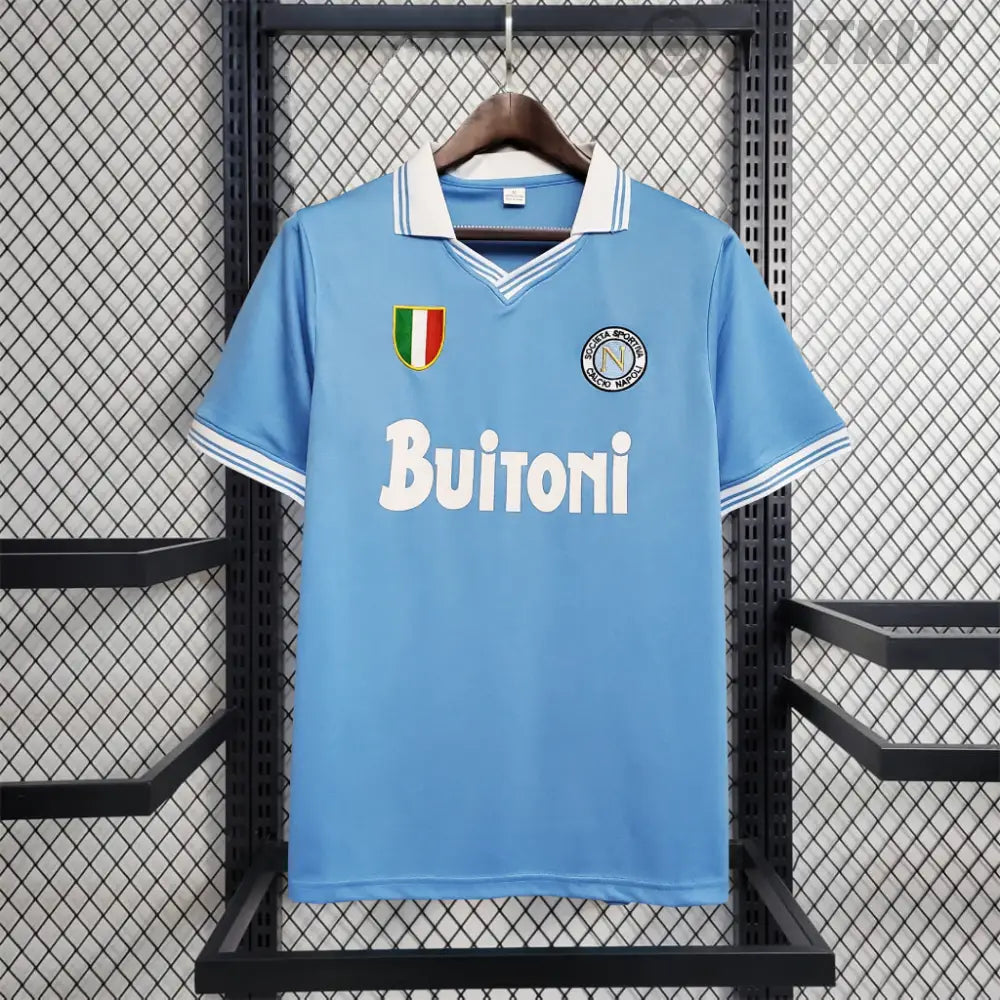 Retro 1986/87 Napoli Home Shirt Clothing