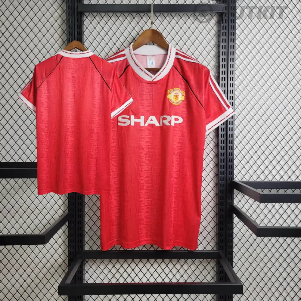 Retro 1990/92 Manchester United Home Shirt