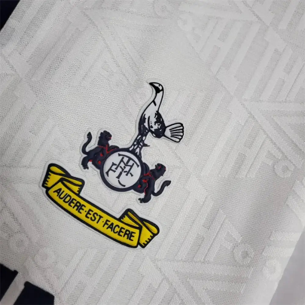 Retro 1991/93 Tottenham Fc Home Shirt Clothing
