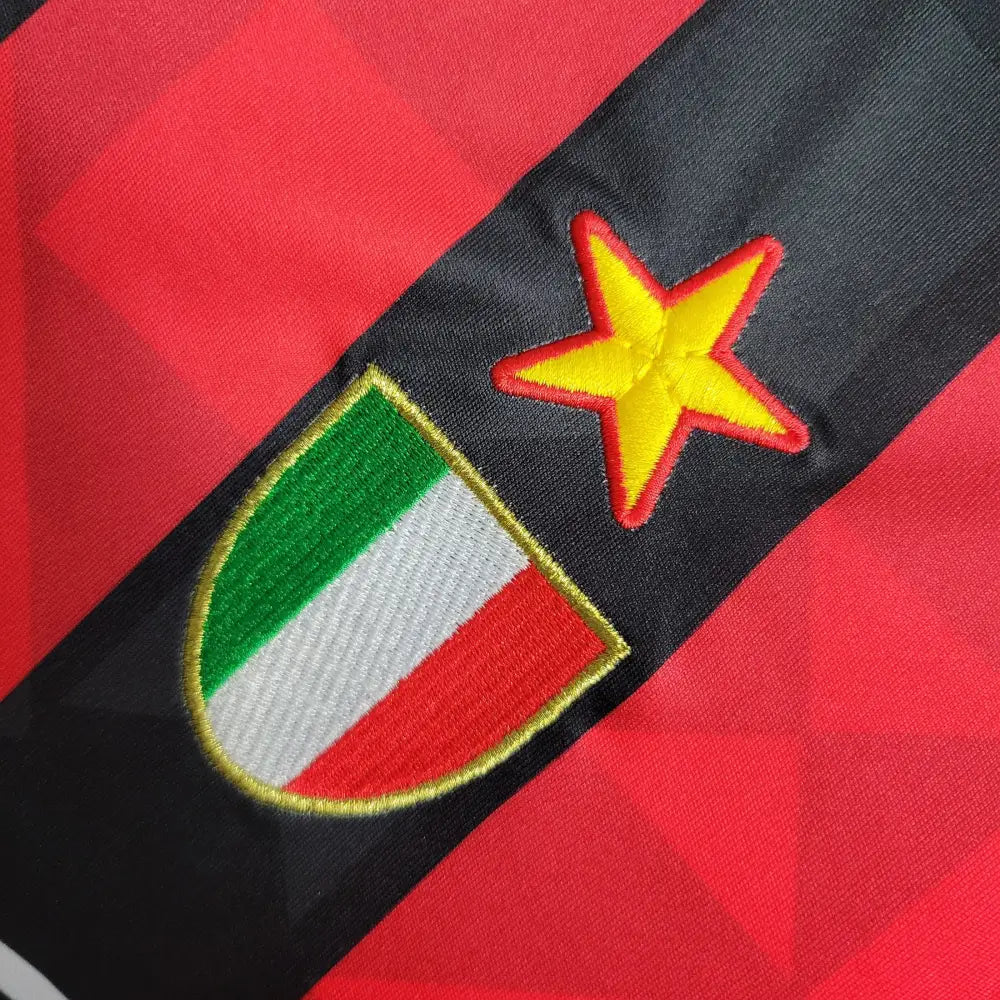 Retro 1993/94 Ac Milan Home Shirt Clothing