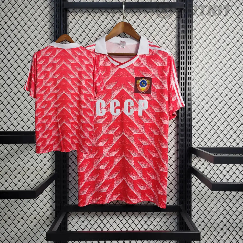 Retro 1997/98 Cccp Soviet Union Home Shirt Clothing