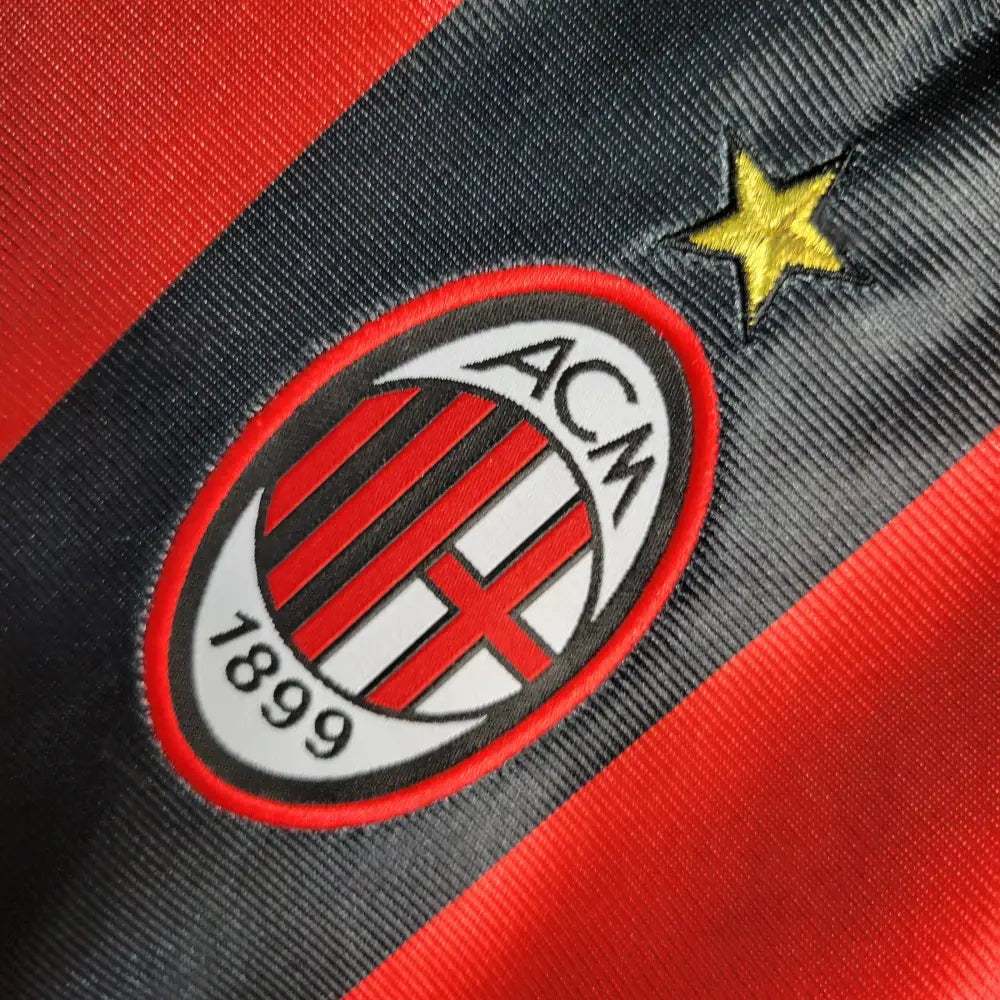 Retro 1998/99 Ac Milan Home Shirt Clothing