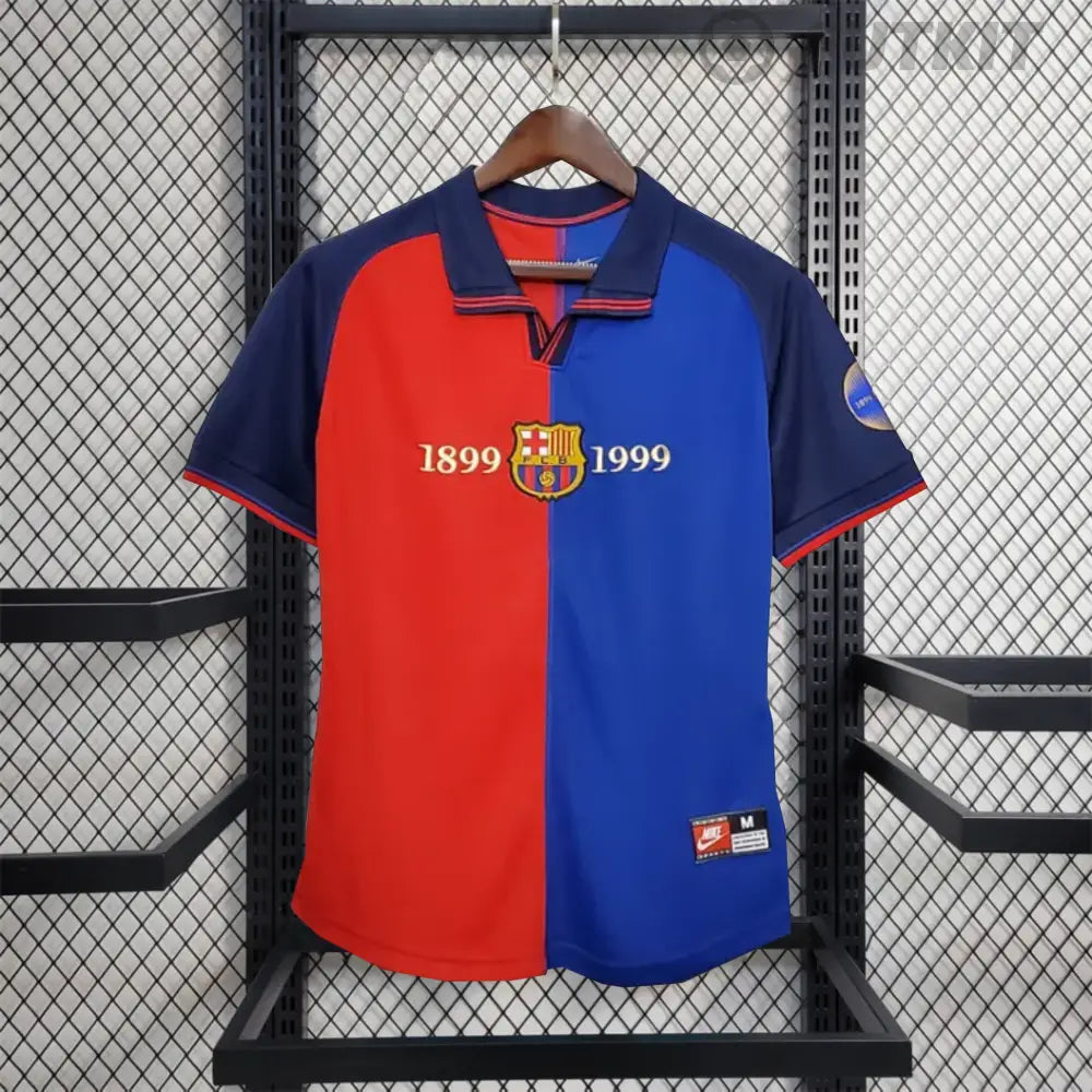 Retro 1998/99 Fc Barcelona 100 Years Shirt Clothing
