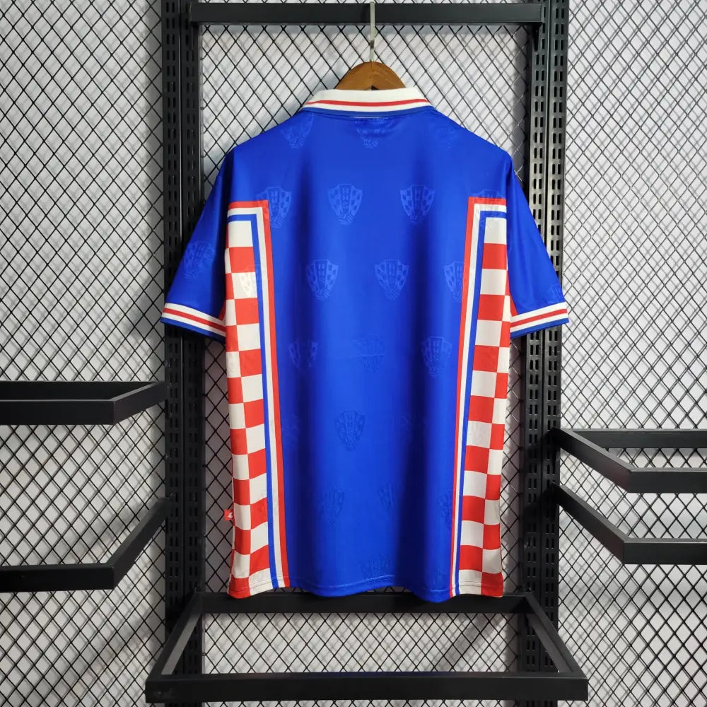 Retro 1998 Croatia Away Shirt Clothing