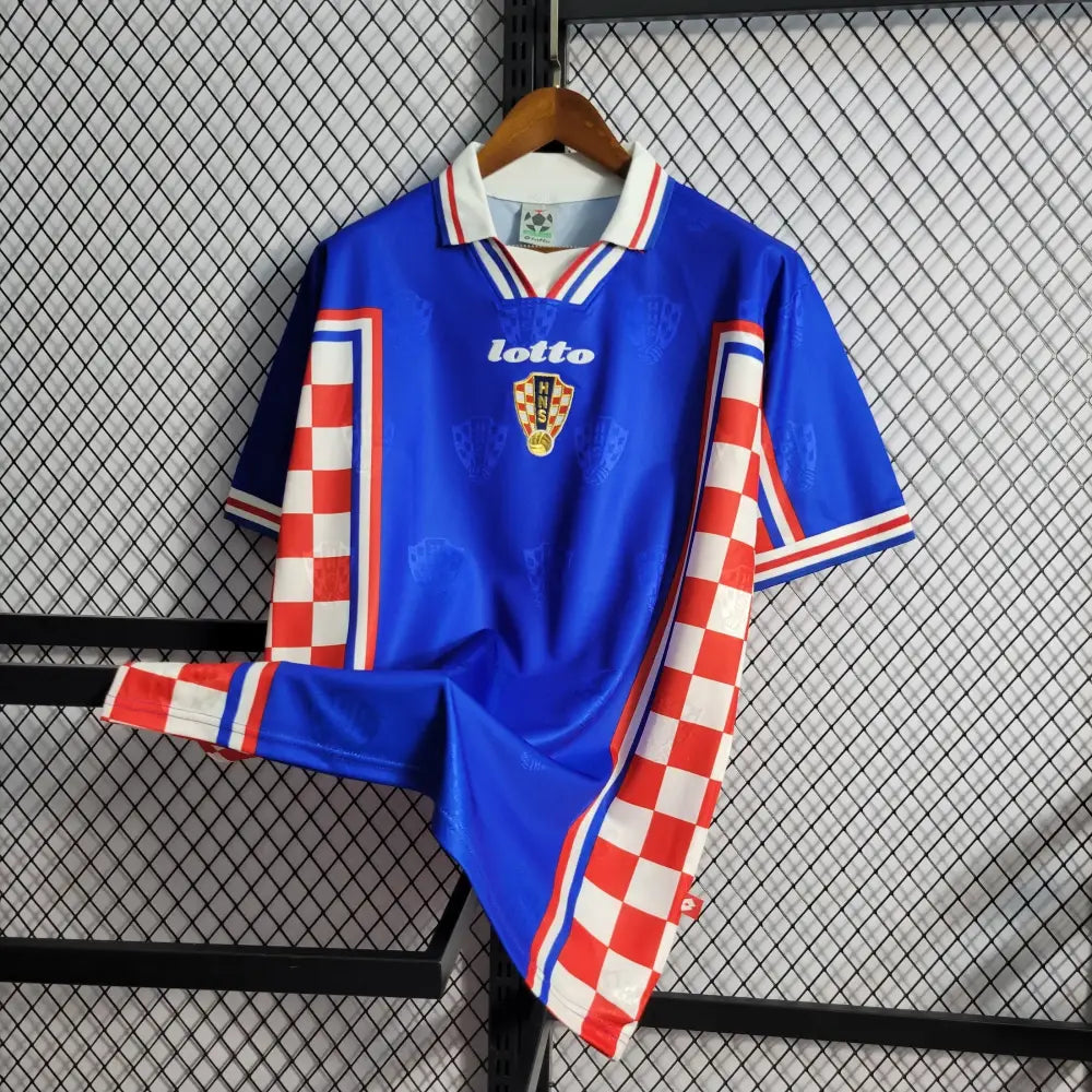 Retro 1998 Croatia Away Shirt Clothing