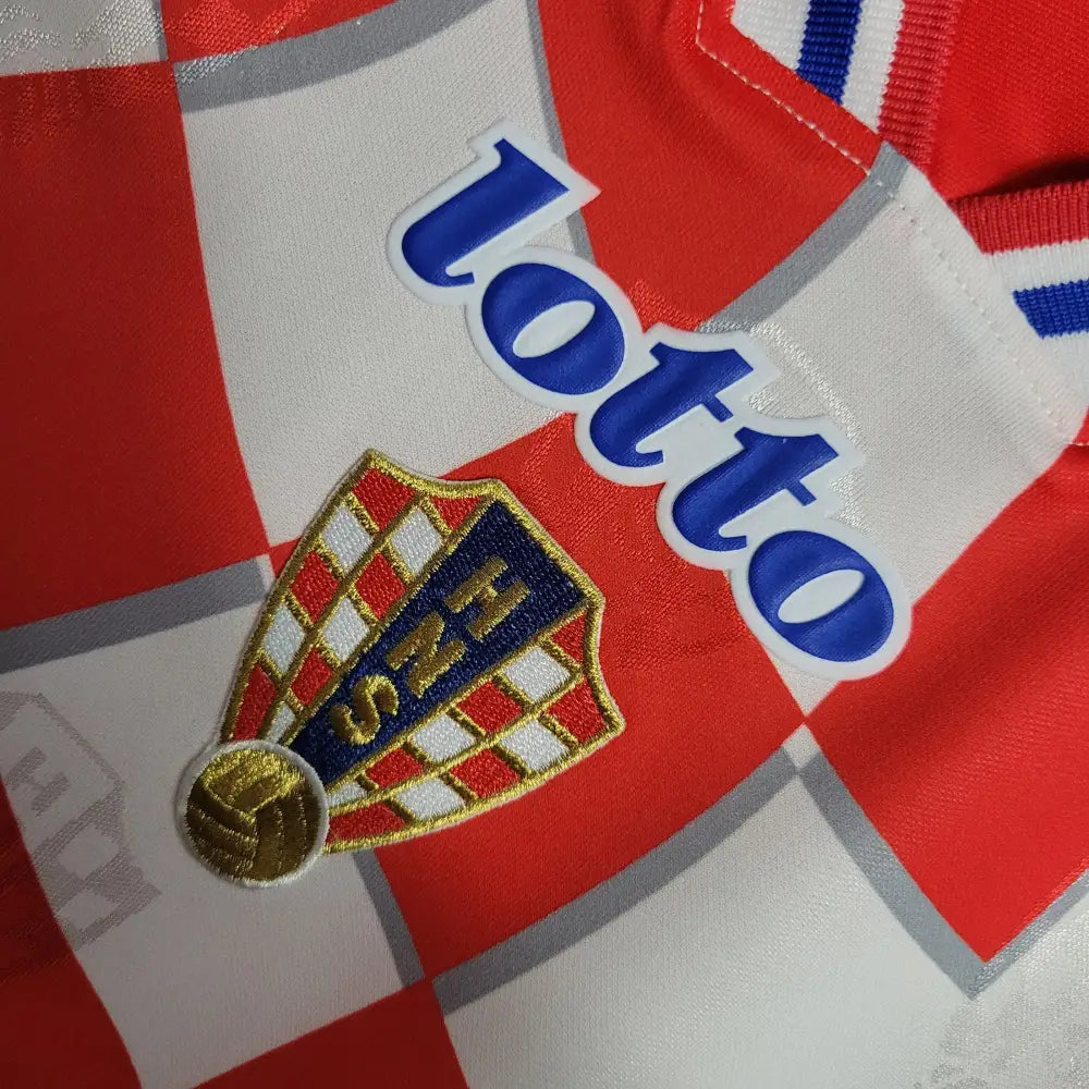 Retro 1998 Croatia Home Shirt Clothing