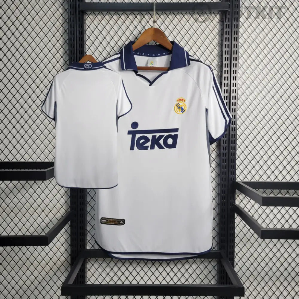 Retro 2000/01 Real Madrid Home Shirt Clothing