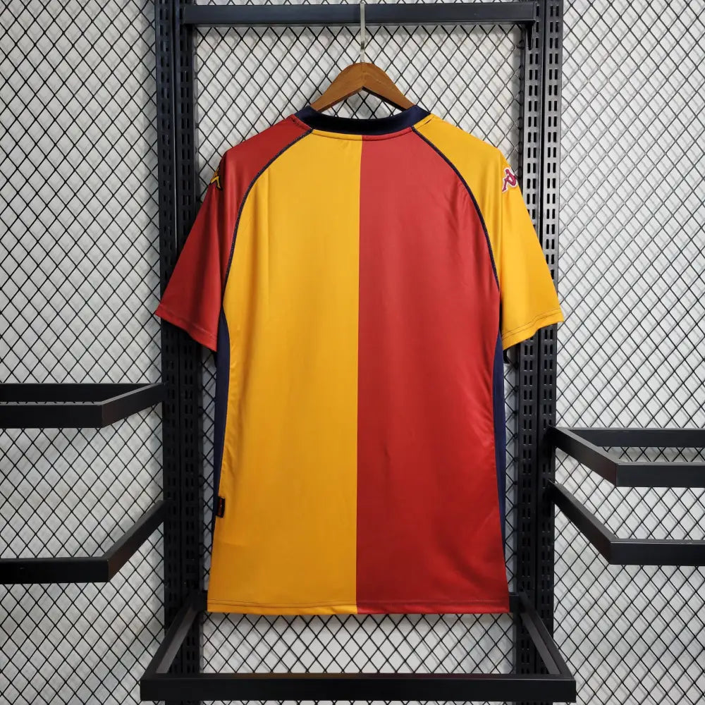 Retro 2001/02 Roma Home Shirt Clothing