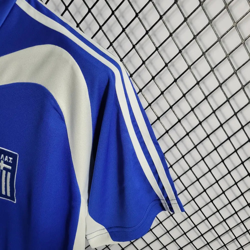 Retro 2004 Greece Home Shirt Clothing