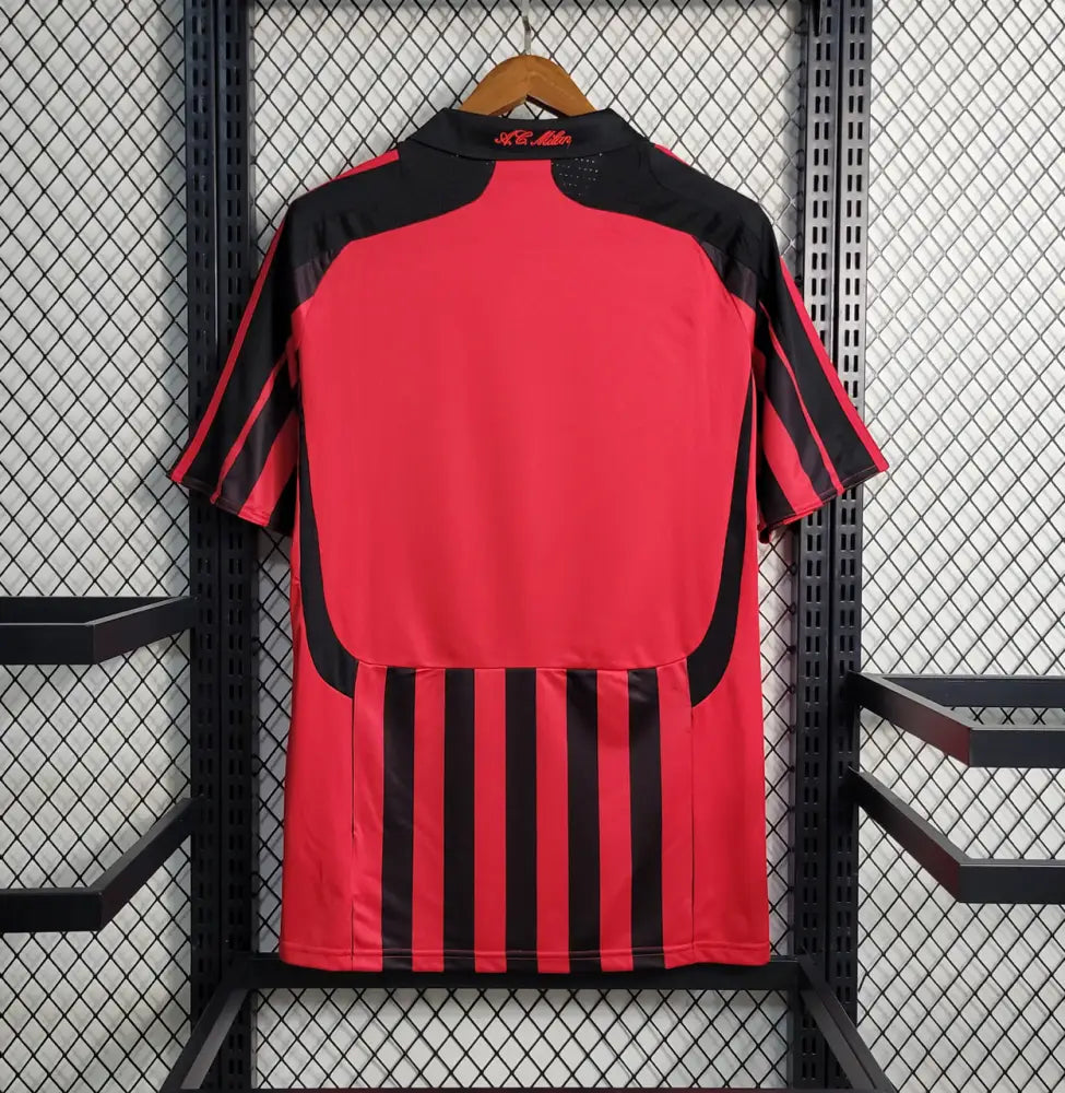 Retro 2007/08 Ac Milan Home Shirt Clothing