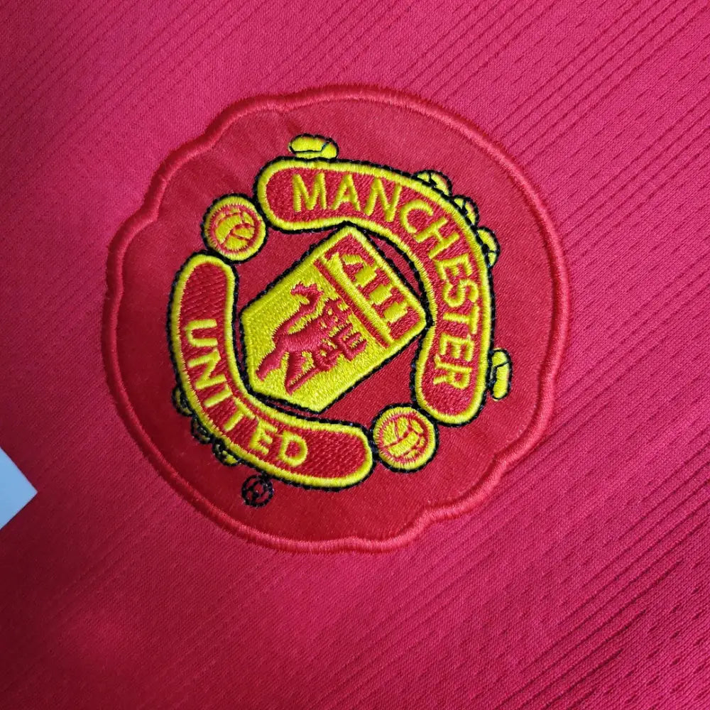 Retro Man Utd 2007/08 Hemmatröja Långärmad