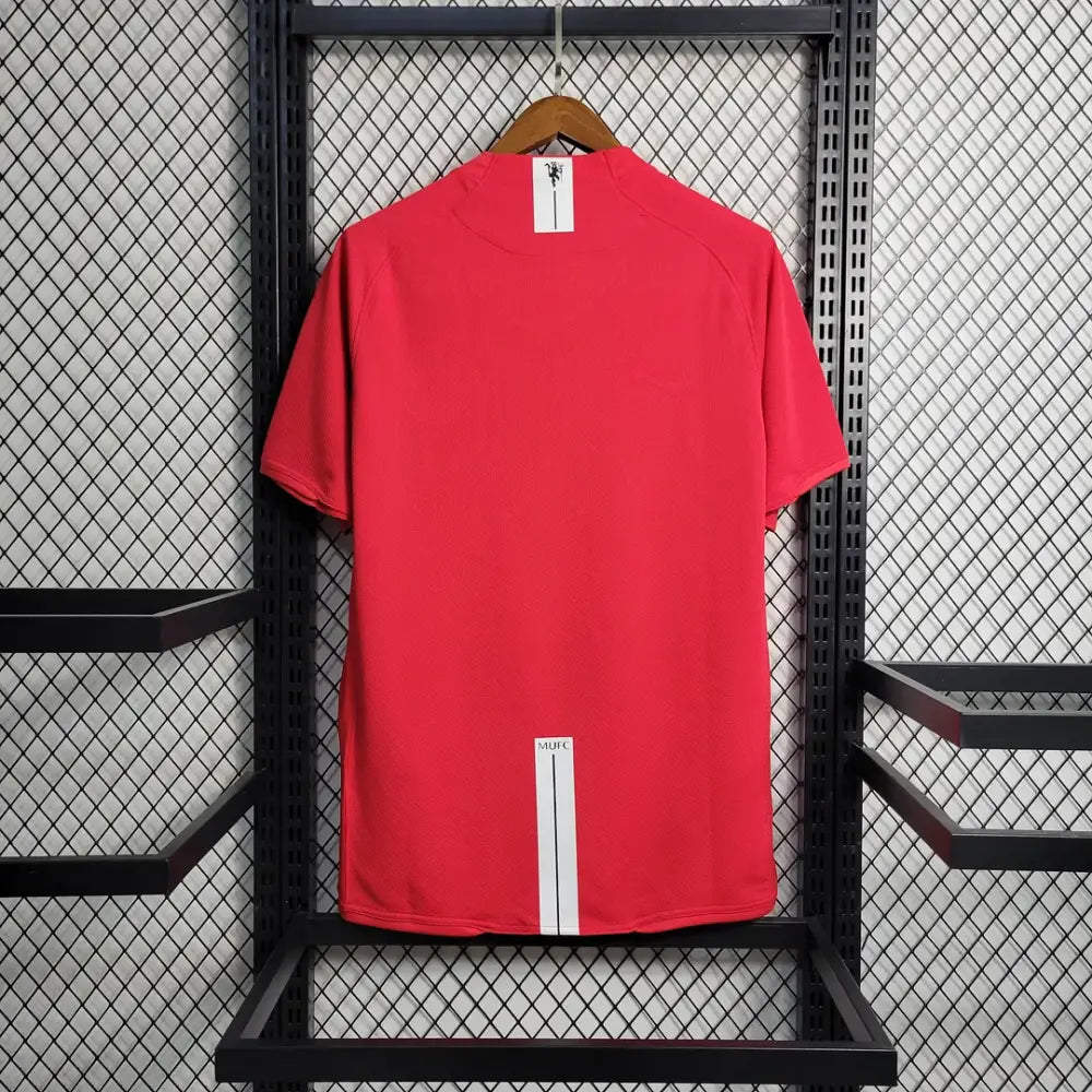 Retro 2007/08 Manchester United Home Shirt Clothing