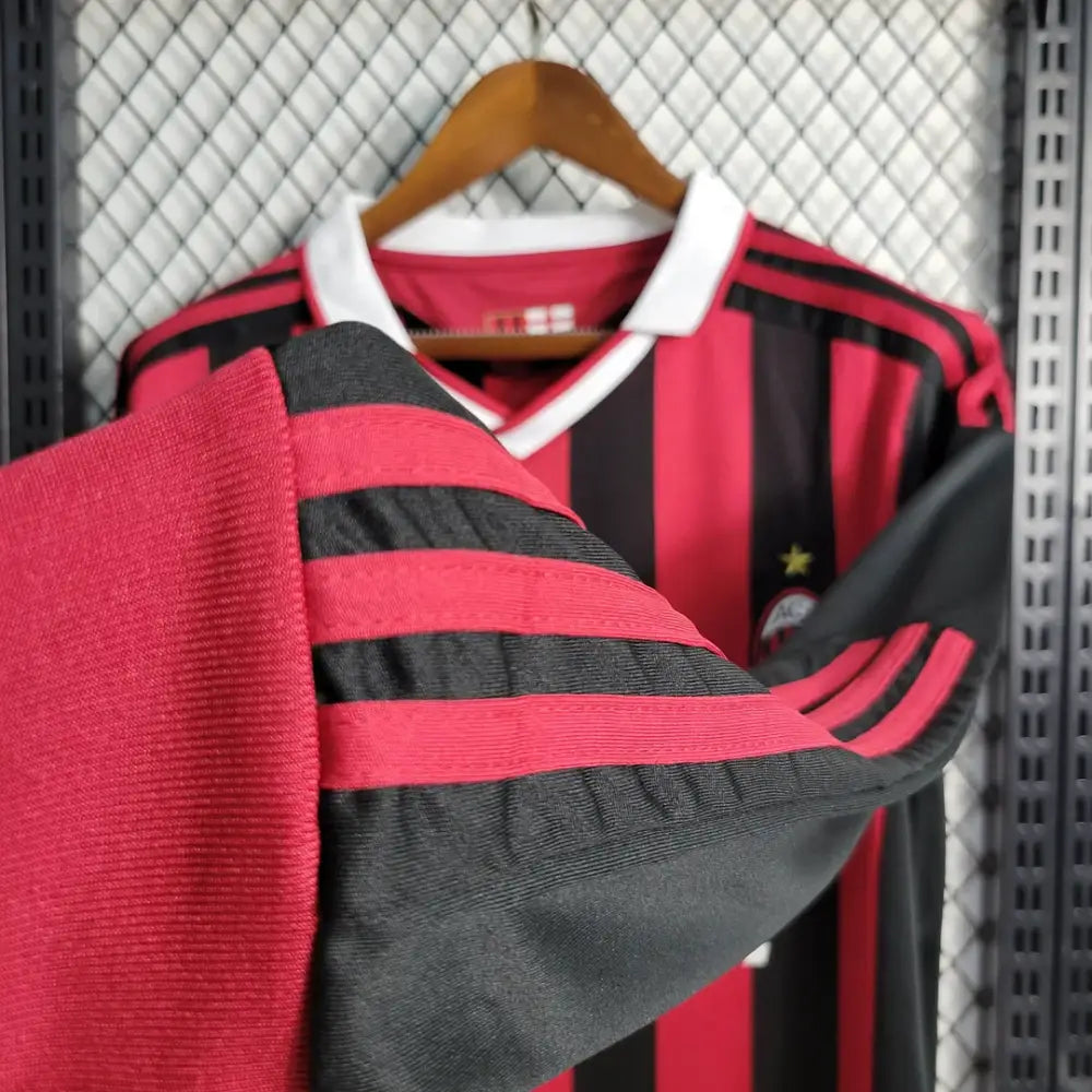 Retro 2011/12 Ac Milan Home Long Sleeve Shirt Clothing