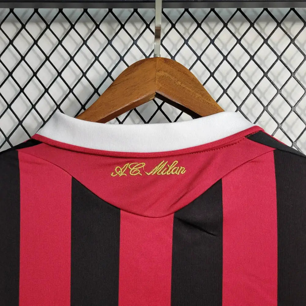 Retro 2011/12 Ac Milan Home Long Sleeve Shirt Clothing
