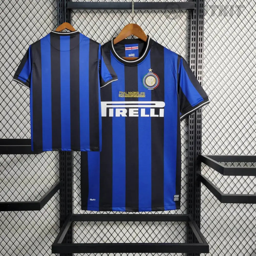 Retro 2010 Inter Milan Final Champions League Shirt Clothing