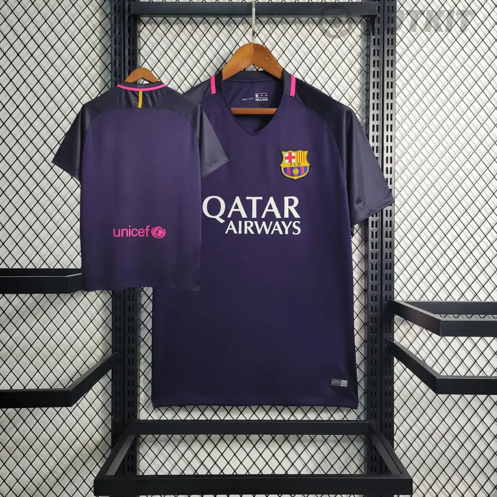 Retro 2016/17 Fc Barcelona Away Shirt Clothing