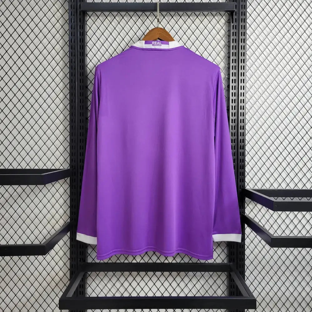 Retro 2016-2017 Real Madrid Away Shirt Long Sleeve Clothing