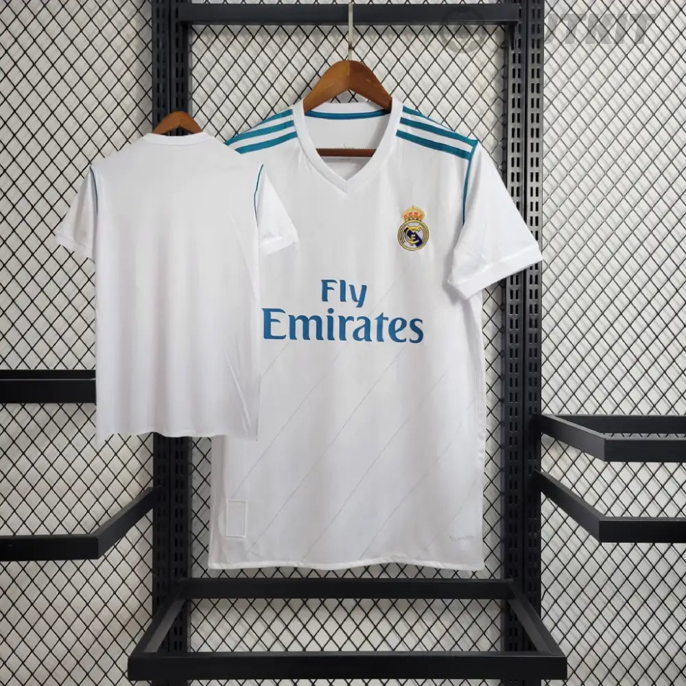 Retro 2017/18 Real Madrid Home Shirt Clothing