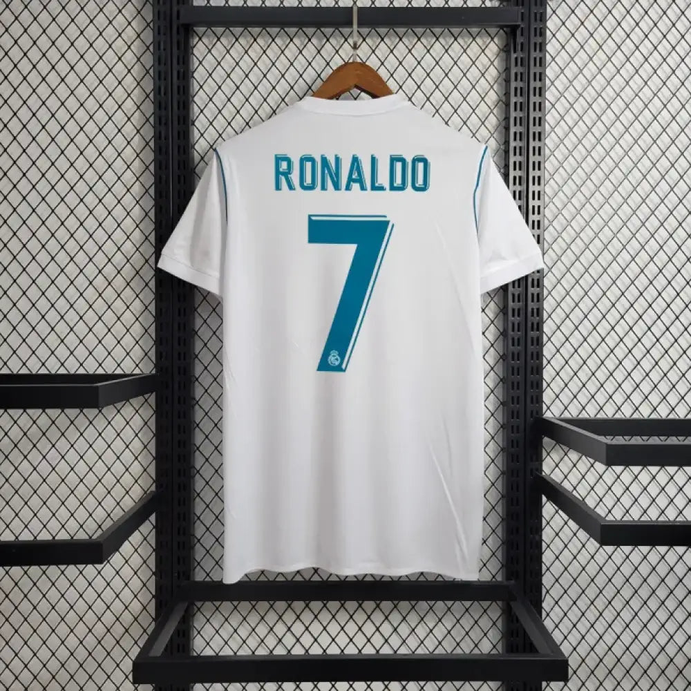 Retro 2017/18 Real Madrid Home Shirt Clothing