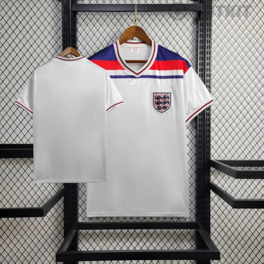 Retro England 1982 Home Shirt Clothing