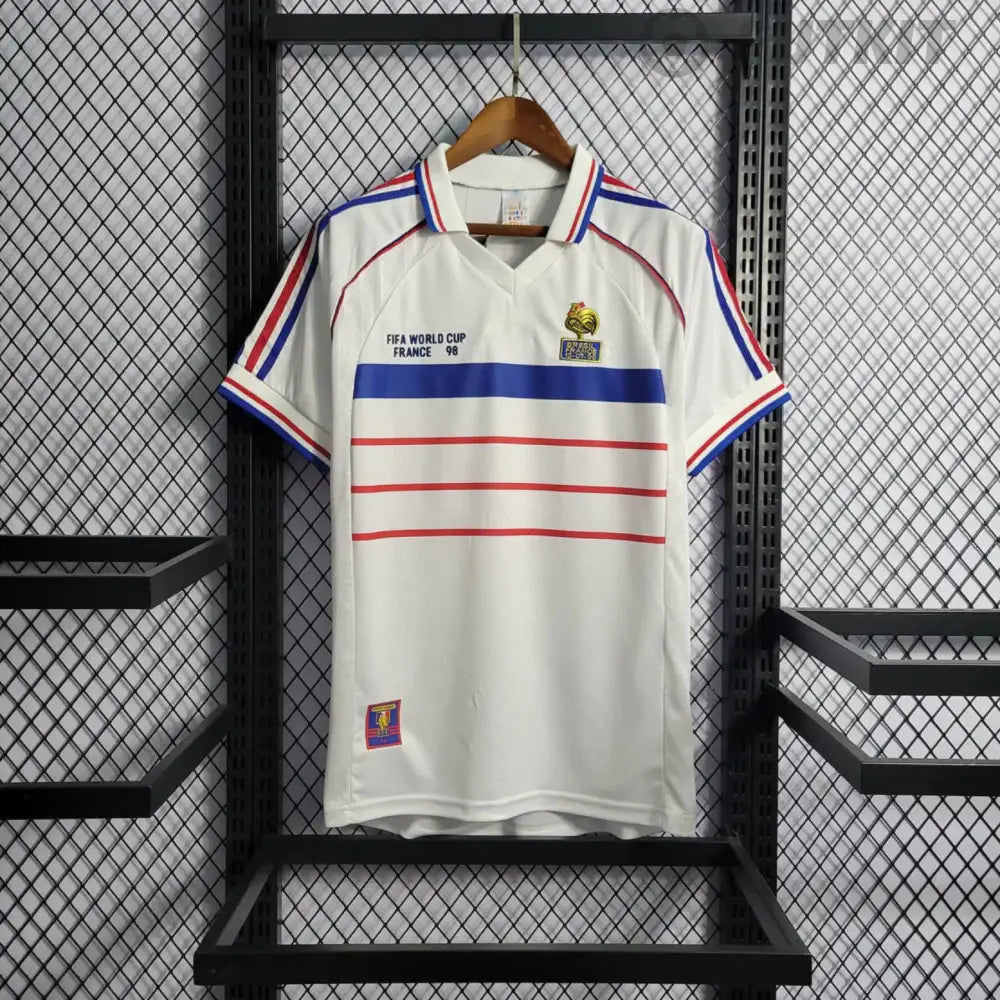 Retro France Away Shirt 1998 Clothing
