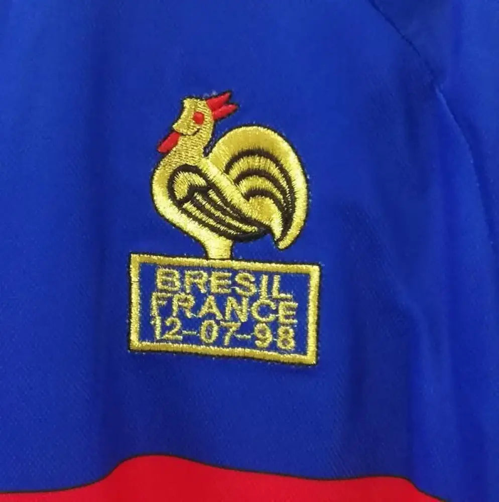 Retro France Home Shirt 1998 Clothing