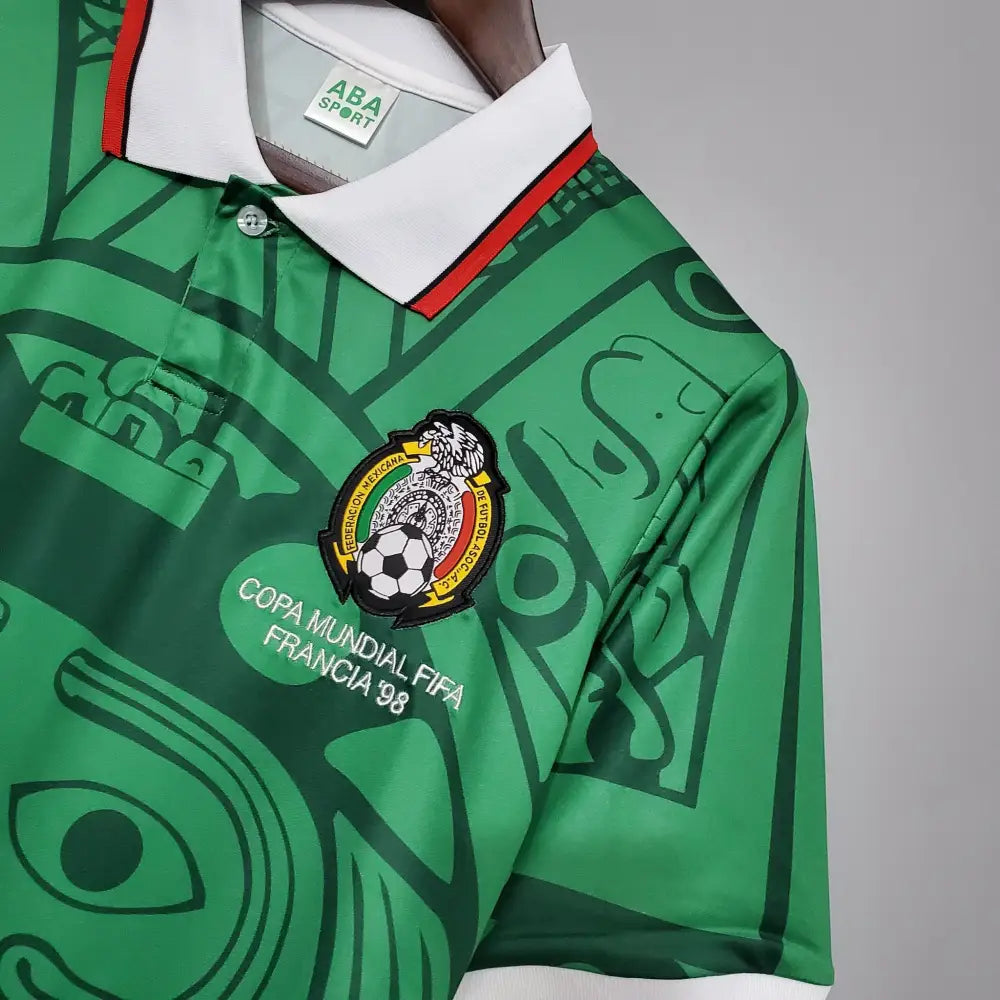 Retro Mexico Home Shirt 1998 Clothing