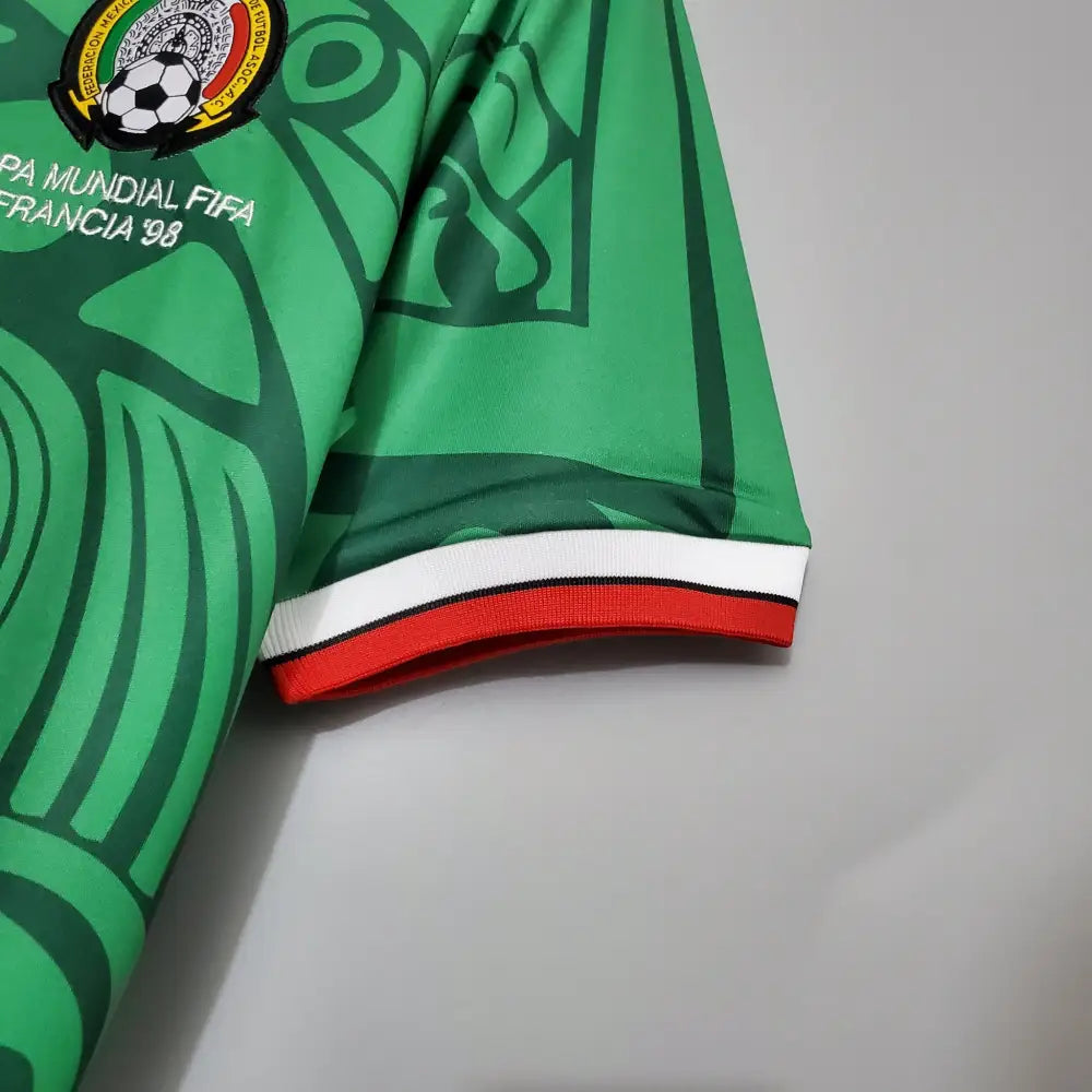 Retro Mexico Home Shirt 1998 Clothing
