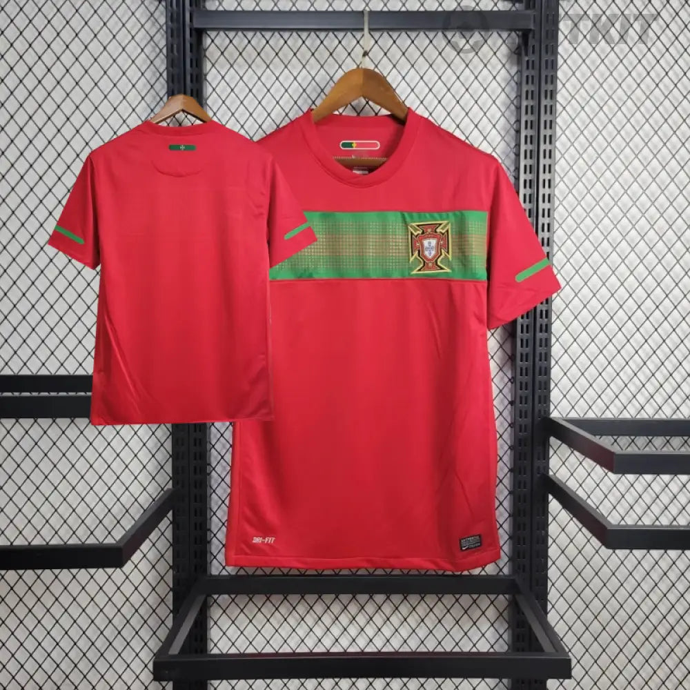 Retro Portugal Home Shirt 2010 Clothing