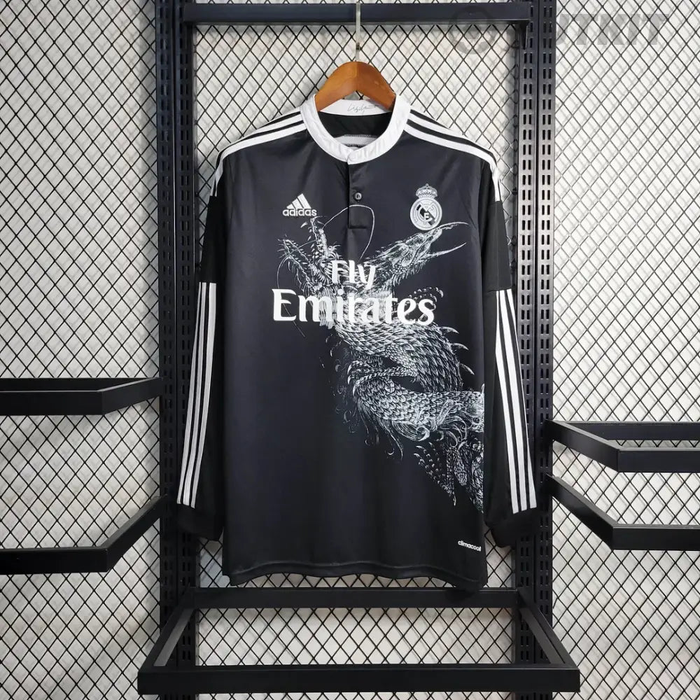 Retro Real Madrid 2014 Chinese Dragon Special Edition Long Sleeve Shirt Clothing