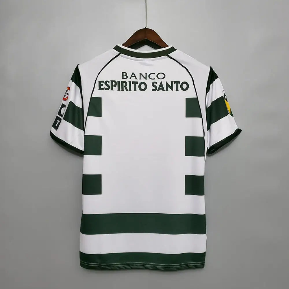 Retro Sporting Lisbon Home Shirt 01/03 Clothing