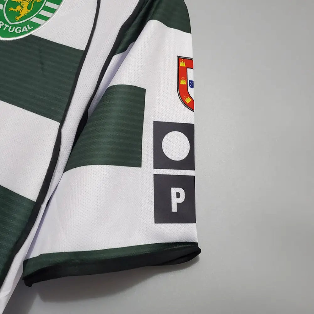 Retro Sporting Lisbon Home Shirt 01/03 Clothing