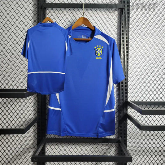 2002 Brazil Away Retro Shirt Clothing