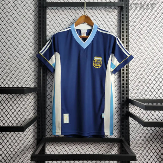 Argentina Away Retro Shirt 1998 Clothing
