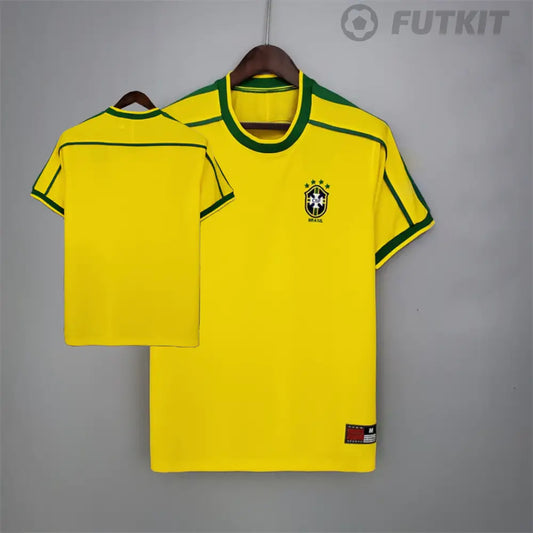 Brazil Home Retro Shirt 1998 Clothing