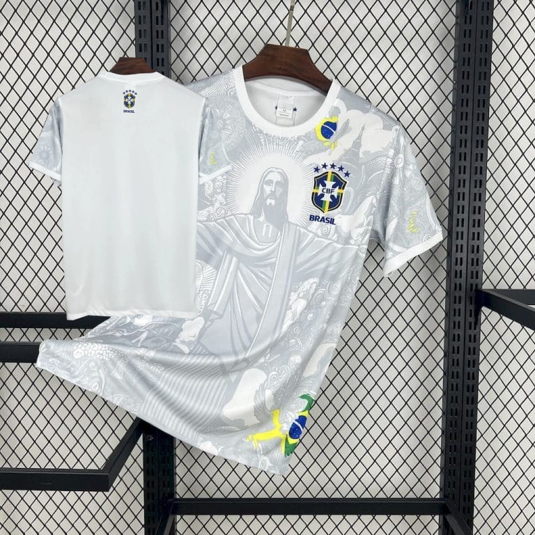 Brasilien Jesus Hvid Special Edition T-shirt