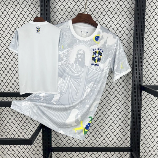Brasilien Jesus Hvid Special Edition T-shirt